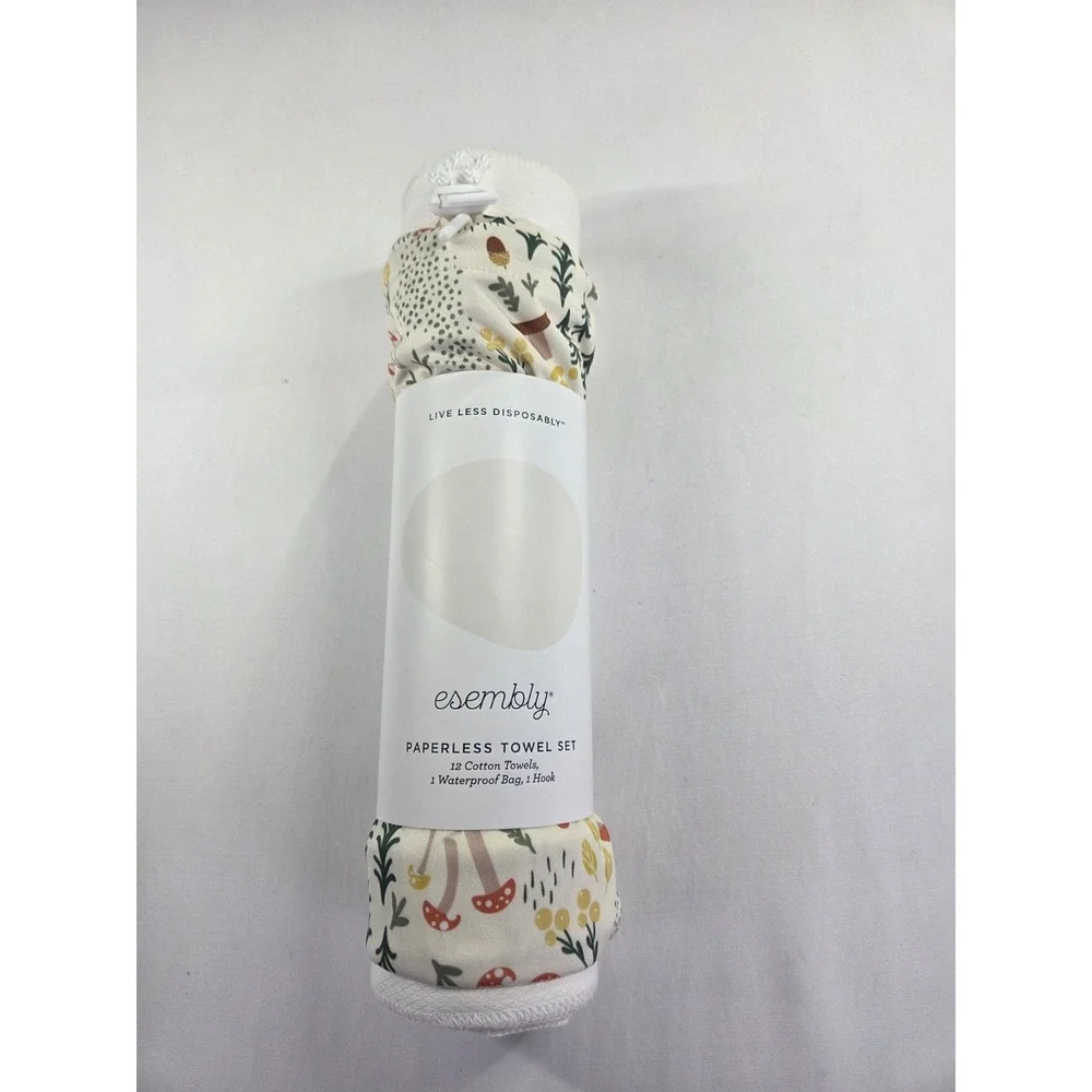 Esembly PAPERLESS Paper Towels with Laundry Bag 12 Cotton Towels (Listing 2)